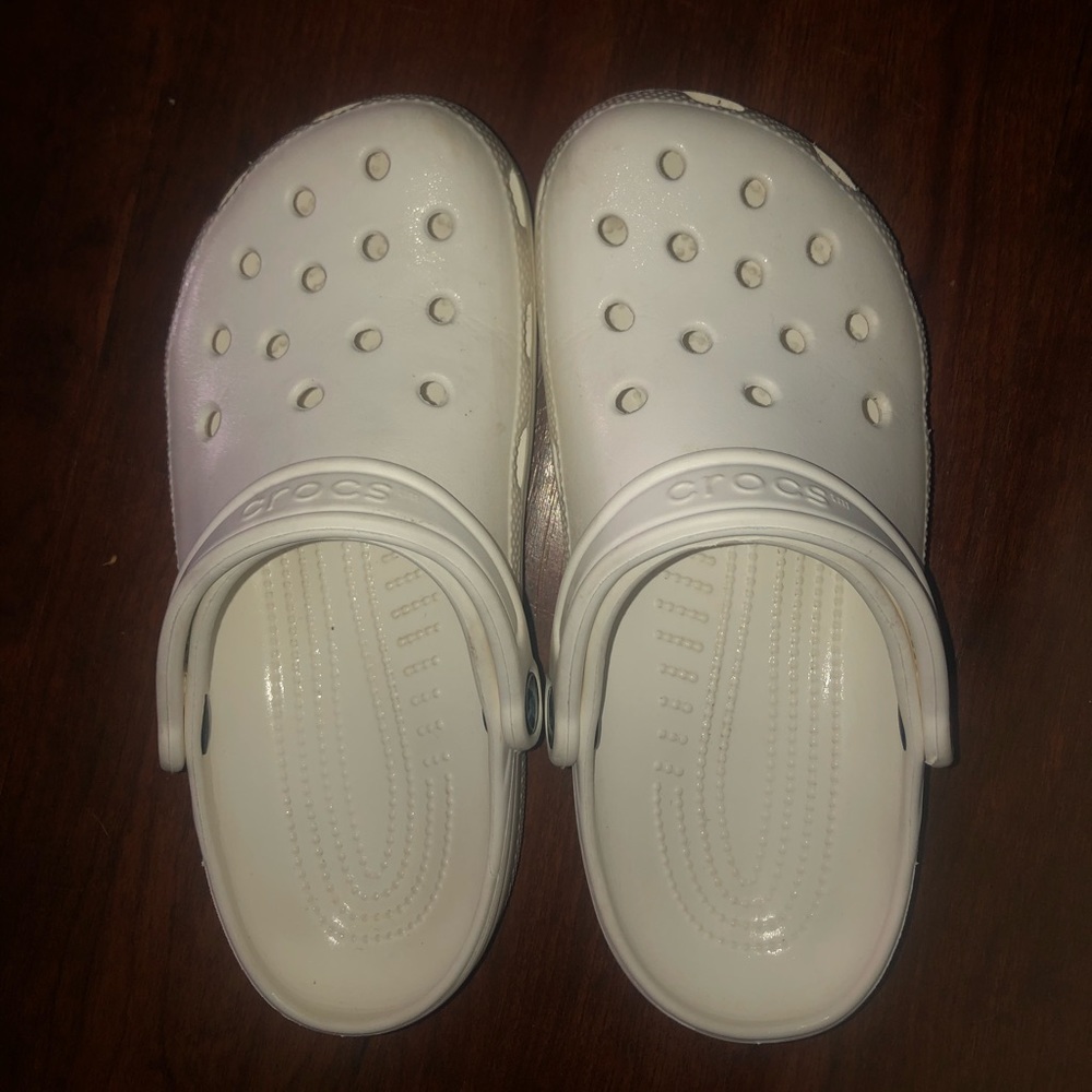 Size 7 White Crocs!